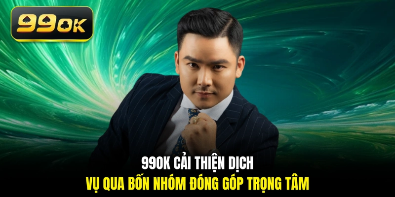 99OK cải thiện dịch vụ qua bốn nhóm đóng góp trọng tâm
